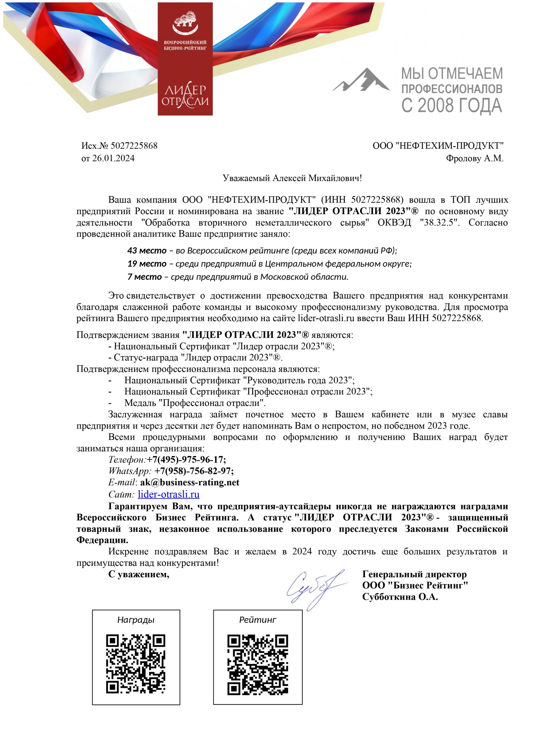 Топовое Предпрития России